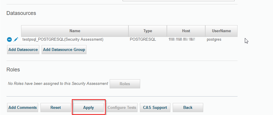 Datasource added