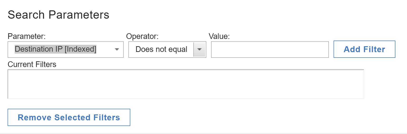 Step 4a | Search parameters