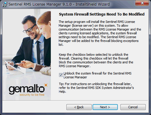 sentinel rms license manager